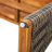 Outdoor Acacia Wood Dining Table Set With 1 Table And 1 Bench,Grey-255704418-255704417
