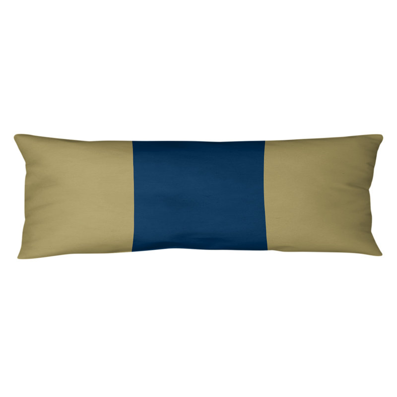 Polyester Medium Pillow, Kentucky , Gold/Blue Middle