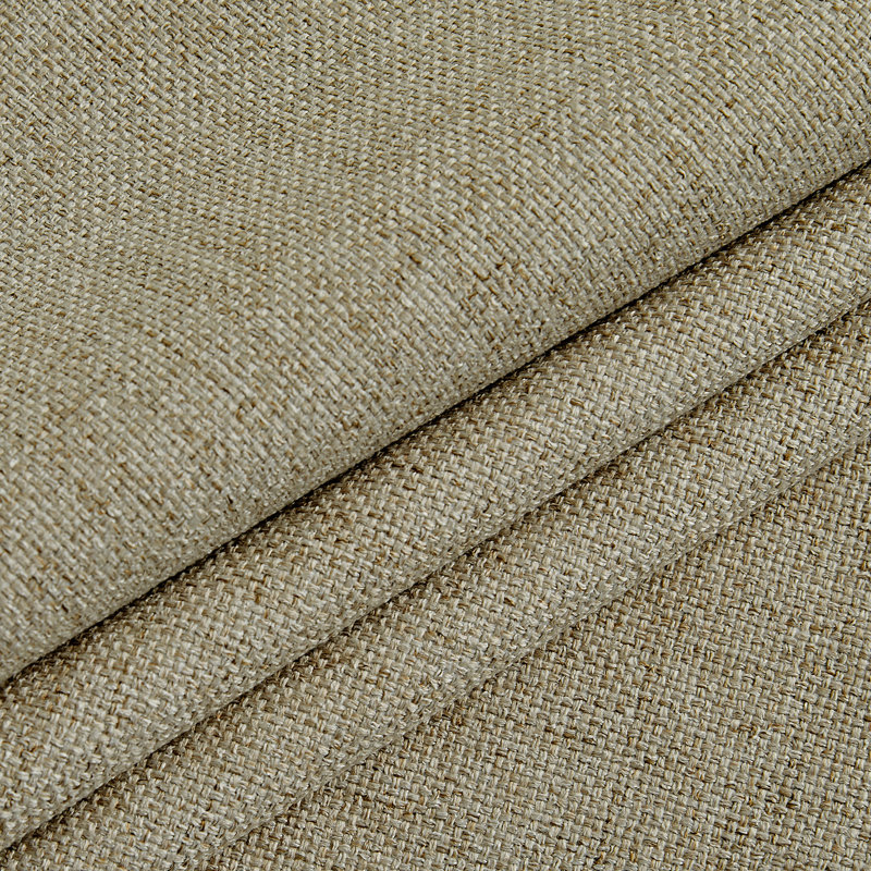 Ensemble de 2 panneaux de rideaux occultant en toile de jute 100% Leming, L 52 po x L 72 po, Café