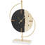 Metal Mechanical Tabletop Clock in Gold