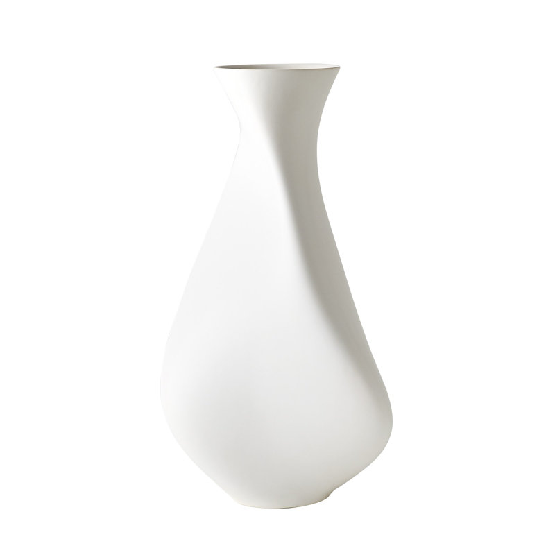 Serenity Vase-Matte White
