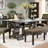 Biyron Solid Wood Base Dining Table