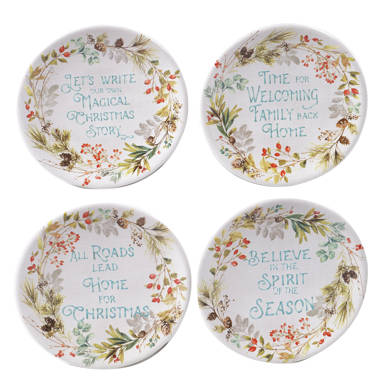 Certified International Christmas Story Set of 4 Soup Bowls