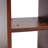 Wall Mounted Solid Wooden Rectangular Bookshelf Folding Down Laptop Writing Desk Log Color-34383099