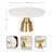Arnhild Elevated Round Marble Cake Stand