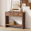 Console en bois avec 2 tiroirs, table de canapé pour le couloir, le vestibule, le salon-183613278-189378241