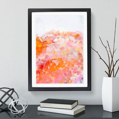 Train in Vain Abstract - Picture Frame Painting