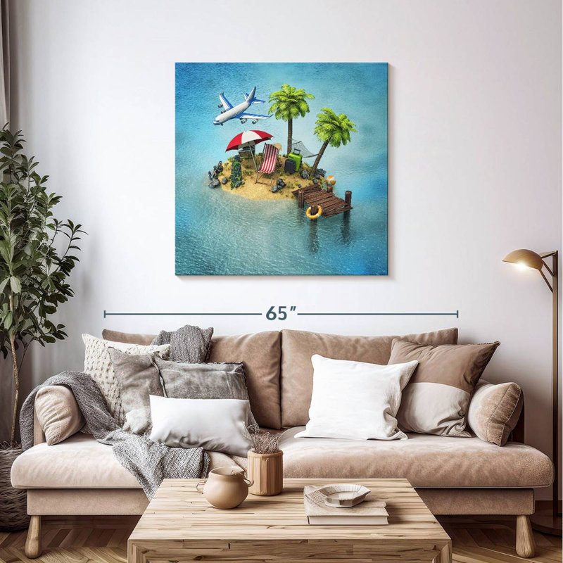 Gillard Vacation Island, 39" H x 39" W