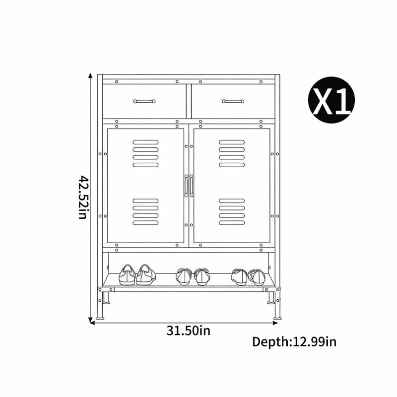 Rayborn, Cream, 42.52" H x 31.5" W x 12.99" D