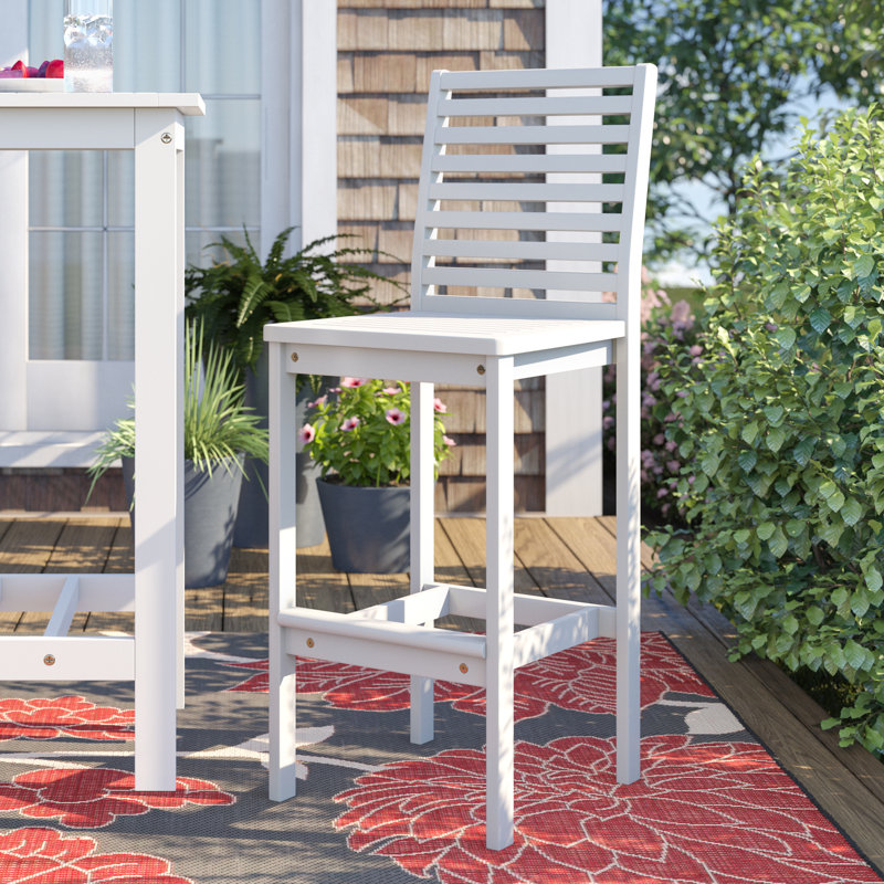 Amidat Acacia Outdoor 32.3'' Bar Stool