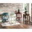 Table d'appoint ACME Aberta, blanc antique-61080979