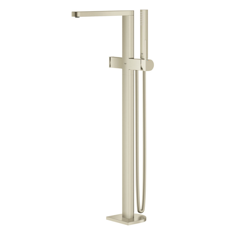 Plus Single Handle Floor Mounted Trim, Brushed Nickel Infinity