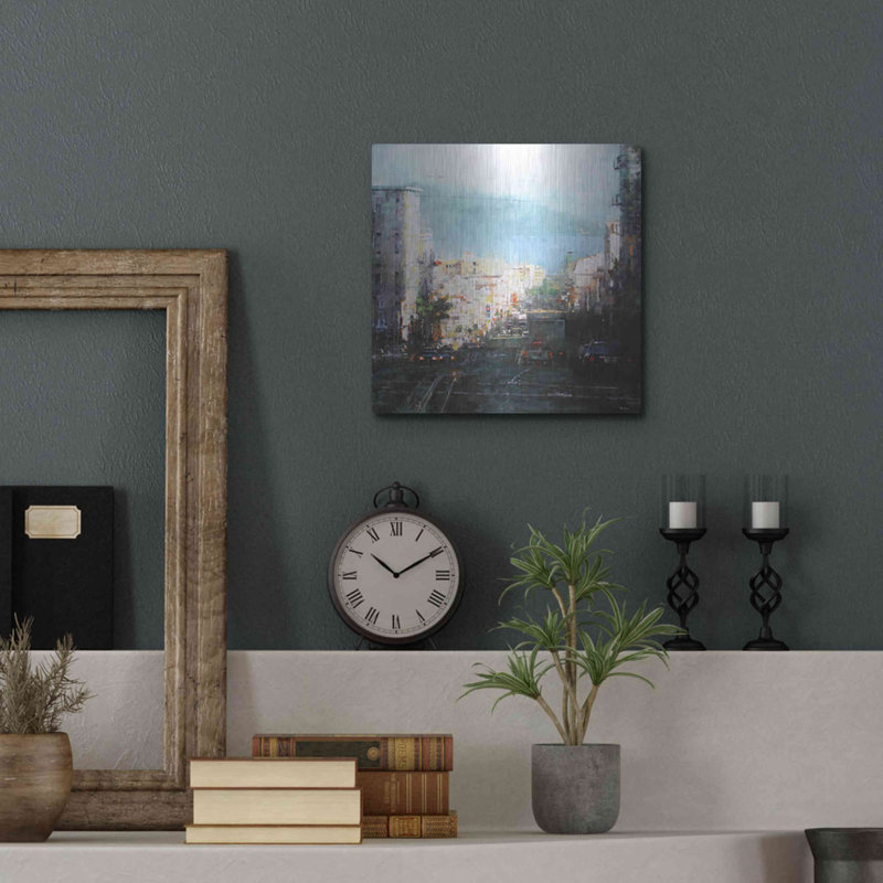 Lark Manor ™ «Bay Mist» par Mark Lague, art mural en métal, H 12 po x l 12 po