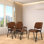 5 chaises de salle d'attente, chaises de salle de conférence empilables