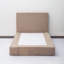 Boucle Bed Frame With Headboard-1371879446