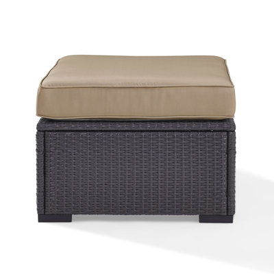 Repose-pieds d'extérieur avec coussin Arbedella