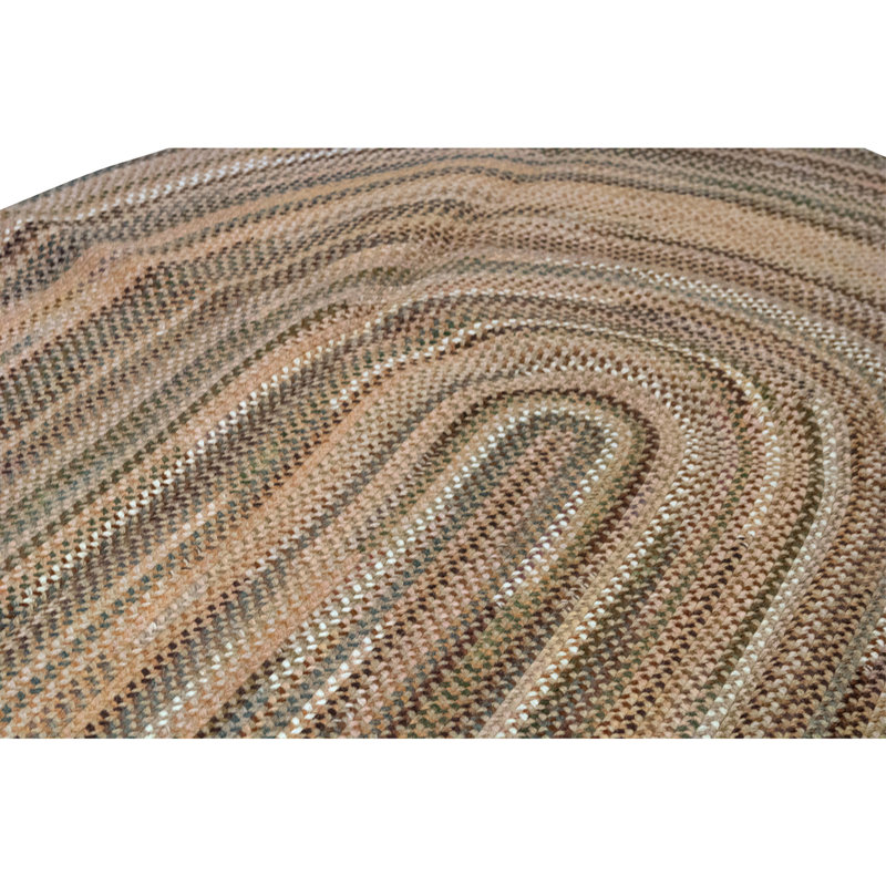 Hand Knotted Wool Area Rug in Blue