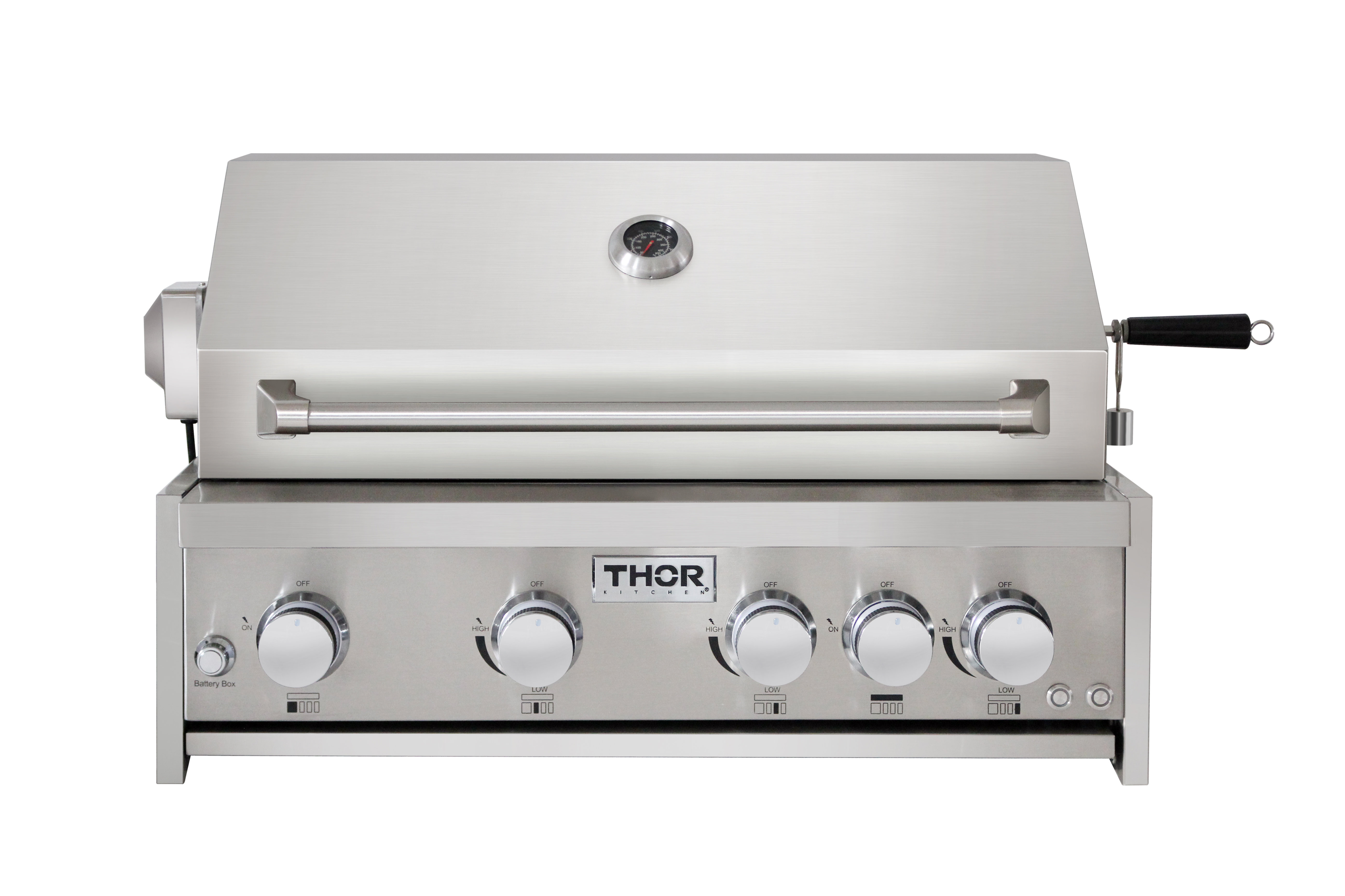 ThorKitchen Thor Kitchen 4 - Burner Free Standing Liquid Propane Infrared Gas  Grill with Side Burner - Wayfair Canada