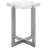 Indae Glass Top End Table
