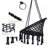 Black Swing,Hammock Chair Macrame Swing,Max 330 Lbs Hanging Cotton Rope Hammock Swing Chair For Indoor And Outdoor-2064734988