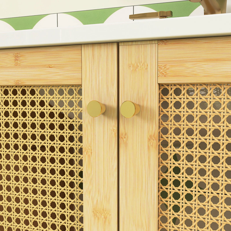 Ensemble de meuble-lavabo autoportant 29,9 po avec plateau en céramique