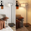 Lampe sur pied arquée 63 "avec ampoule-1976517186