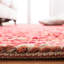 Tapis rouge tissé à la main Ferrera-468229407