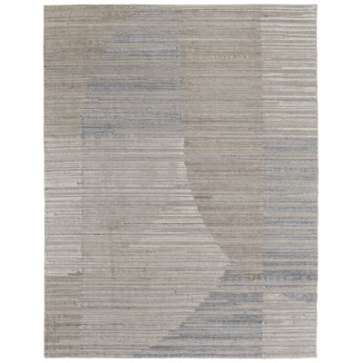 Elias Modern Abstract Brown Area Rug