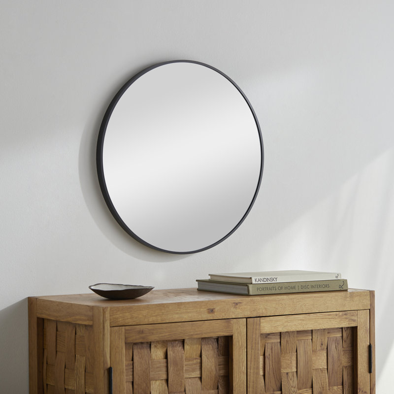 Destefano Essence Mirror, 22" x 22", Black