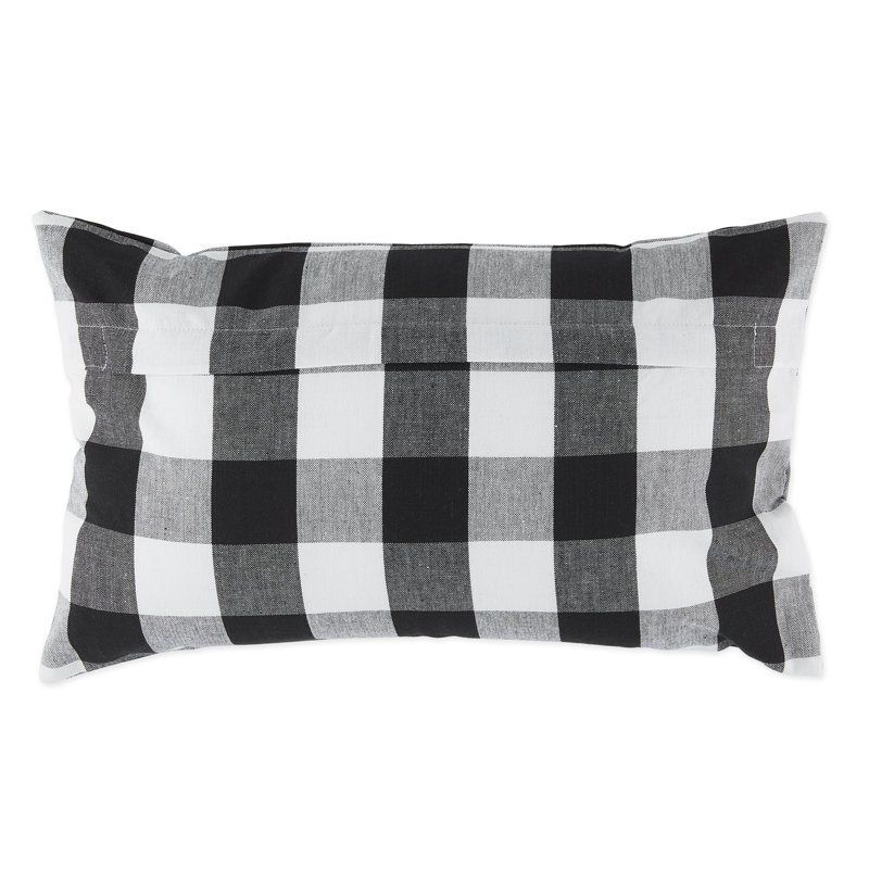Assorted Black and White Cotton Pillow Covers Set of 4