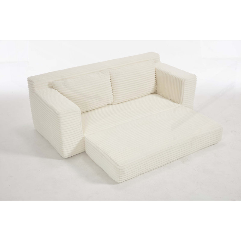 Canapé-lit 70,8 po, Beige