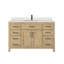 Meuble-lavabo simple autoportant 54 po avec plateau en quartz Beckett-108351828-108351832-127222995