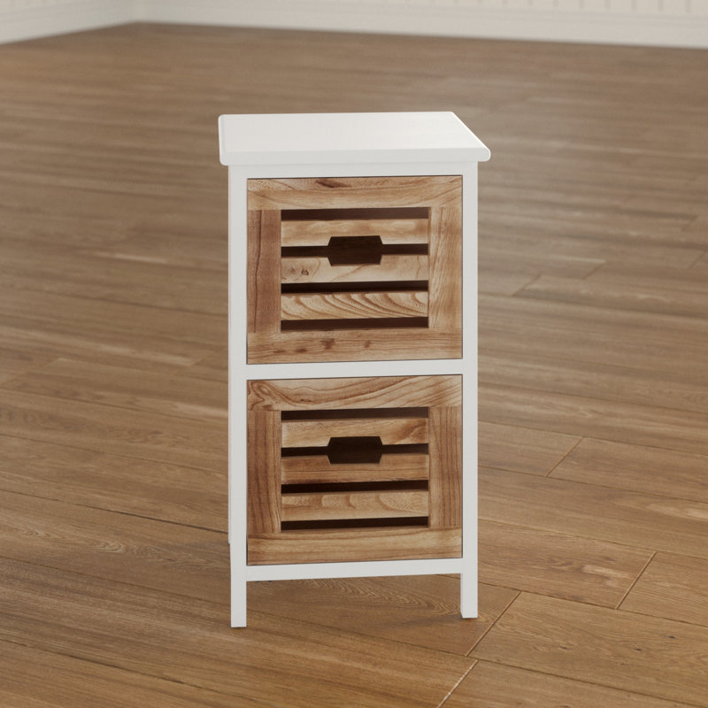 Portsmouth 30cm W Manufactured Wood Bedside Table