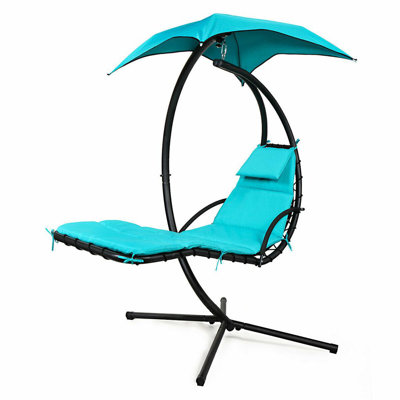 Chaise longue suspendue avec support Nagina
