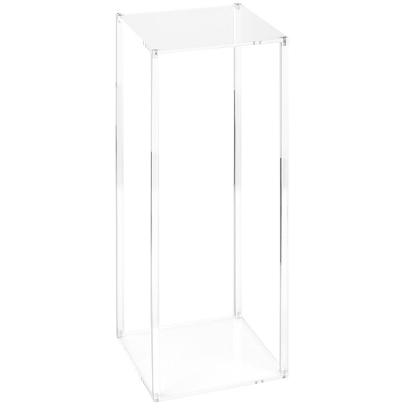 Support floral transparent en acrylique