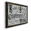 «Rise Shine Wine», reproduction d'art textuel sur toile-331303369-331303370
