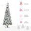 Arbre de Noël artificiel floqué au pied