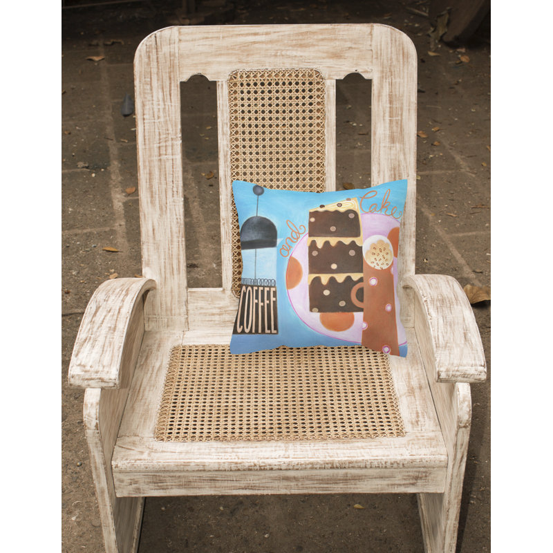  Coussin décoratif 14 "pour la cuisine et le café Kitchen Collection, 14 po x 14 po