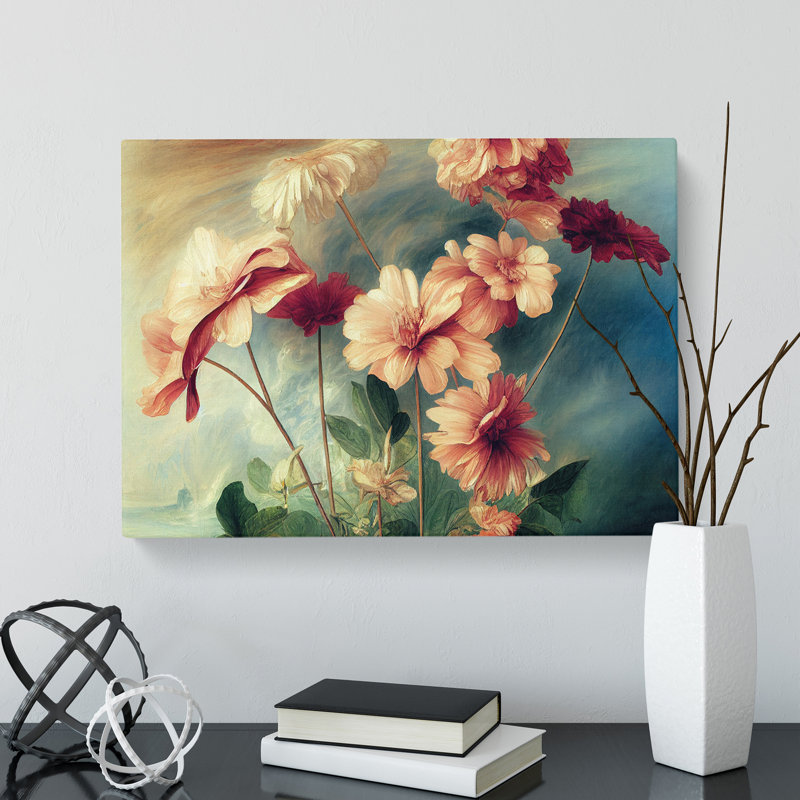 Sensational Flowers - Wrapped Canvas, 35cm H x 50cm W x 3cm D