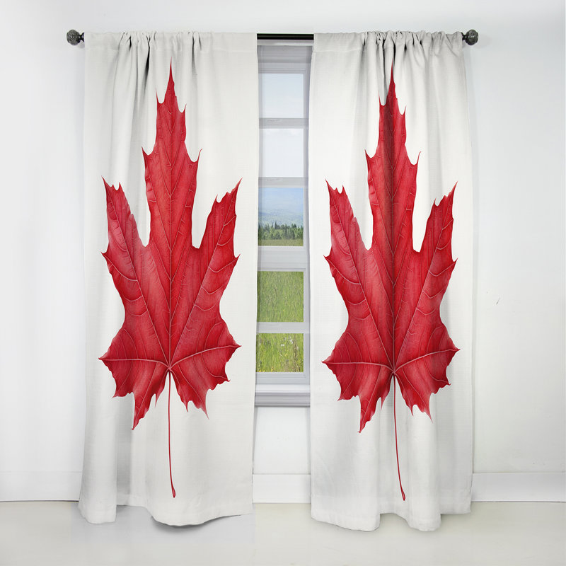 Rideau à feuilles Valmont, L 52 po x L 108 po