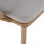 Ensemble de conversation pour patio 7 pièces, chaise de salle à manger en faux osier clair avec coussin beige 6 pièces et table de salle à manger en bois d'acacia 1 pièce