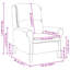 Fauteuil vidaXL gris clair en tissu 29,92 x 37,01 x 40,16 po-1178589471