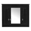 Armoire à pharmacie murale avec porte miroir et 5 tablettes Kaia-127127633