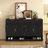 Baynard Wooden Sideboard with 3 Drawers & Adjustable Shelf-120887075
