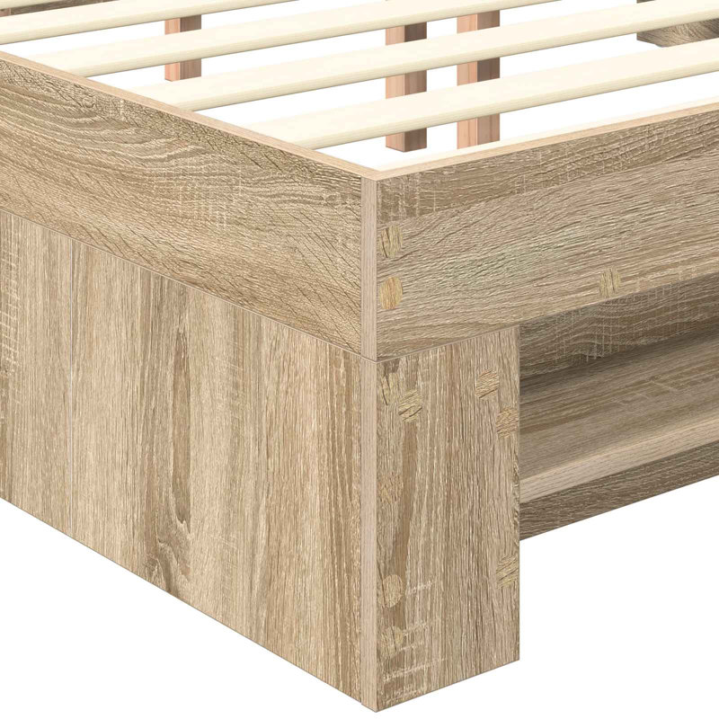 Bed, Sonoma Oak, Kingsize (5')