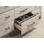 Commode 9 tiroirs Litchfield Chêne gris
