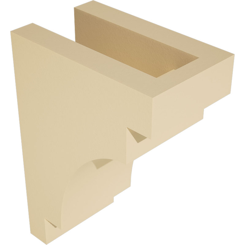 Corbeau d'uréthane méditerranéen Signature, brun clair apprêté, 14 po x 6 po x 10 po