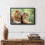 Animal «Couple de lion, art mural»-101779407
