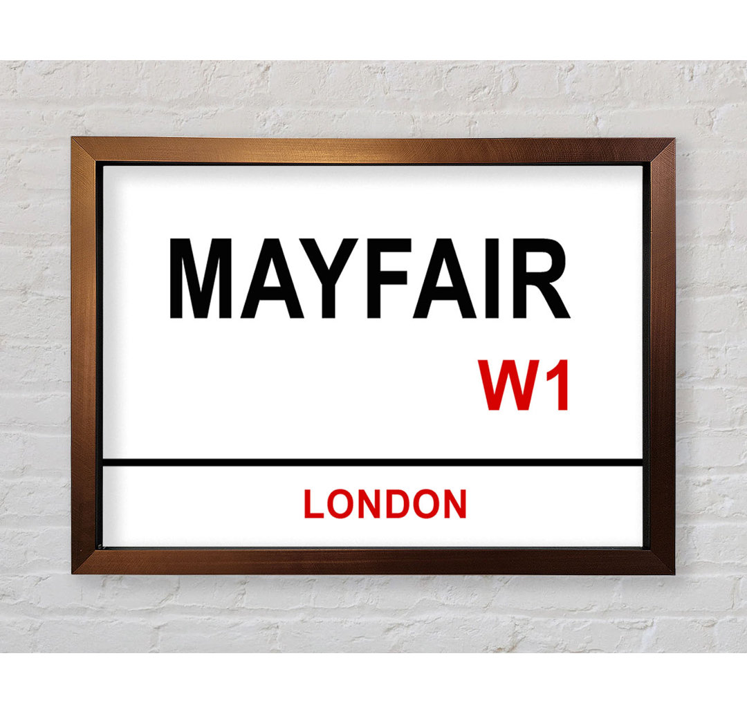 Mayfair Signs - Druck