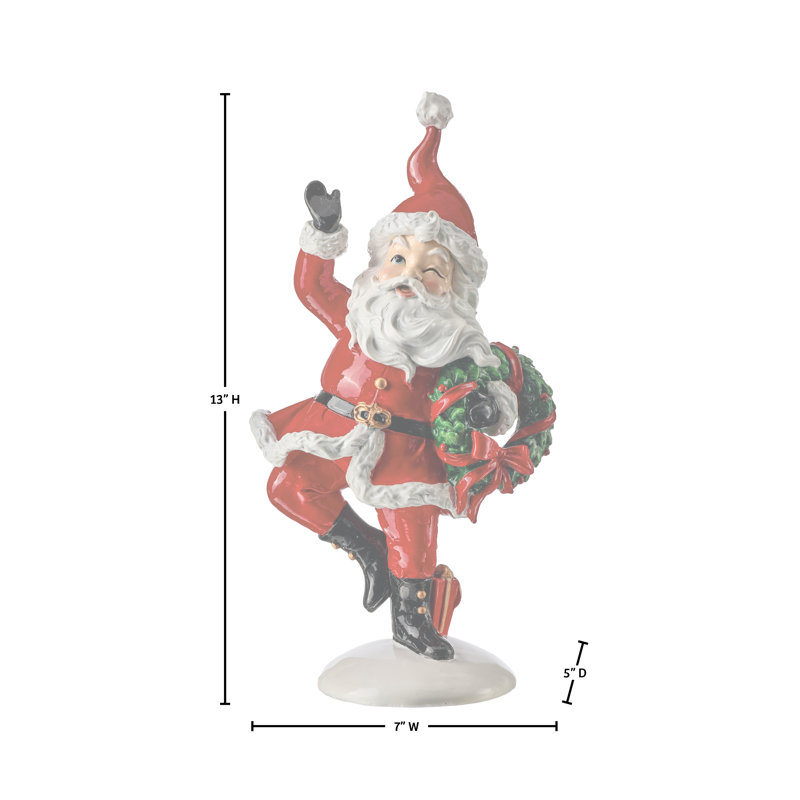 Père Noël 13 po en résine
